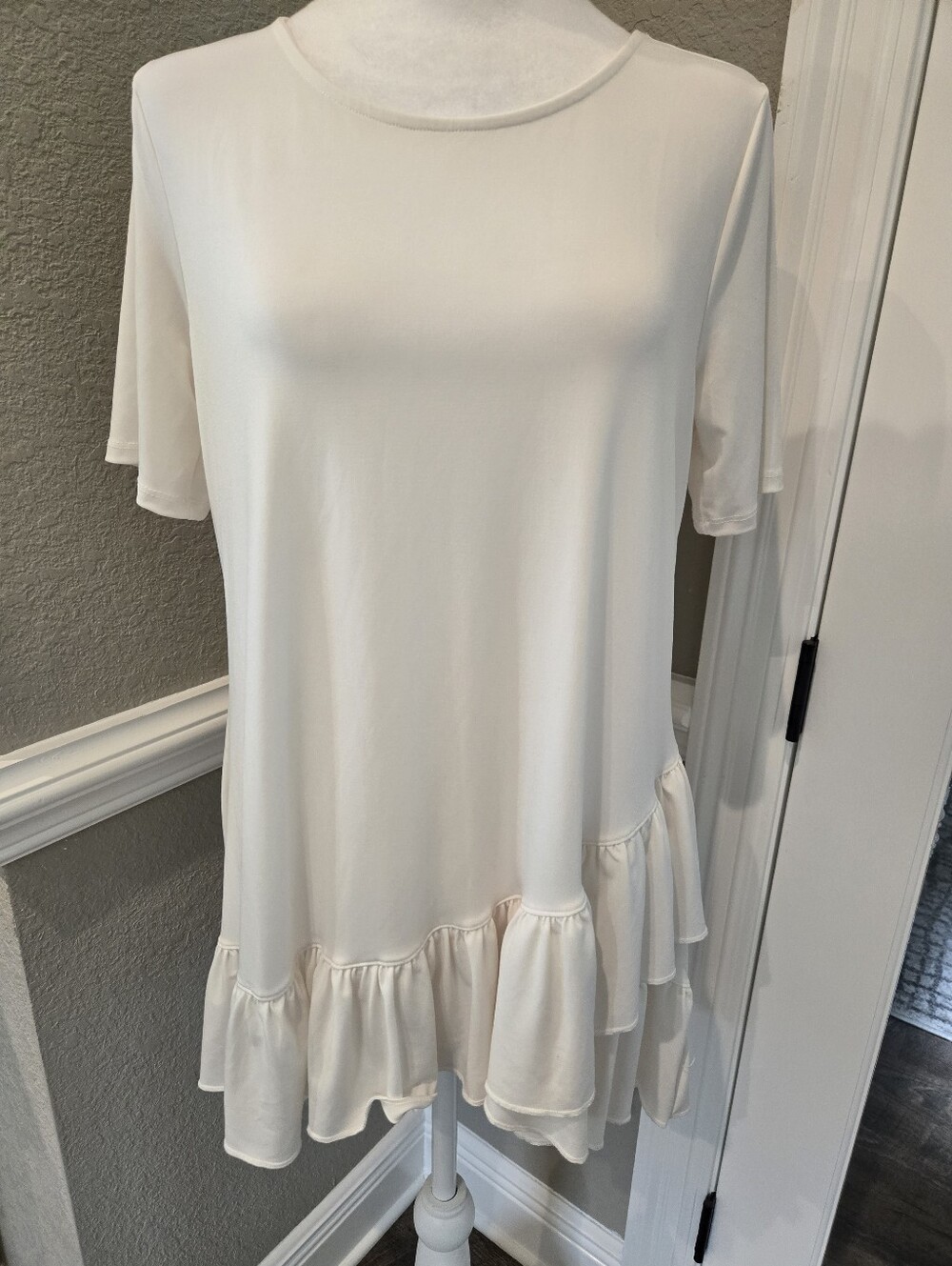 Zenana Ruffle Hem Tunic